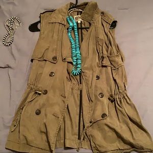 Olive Green Utility Vest